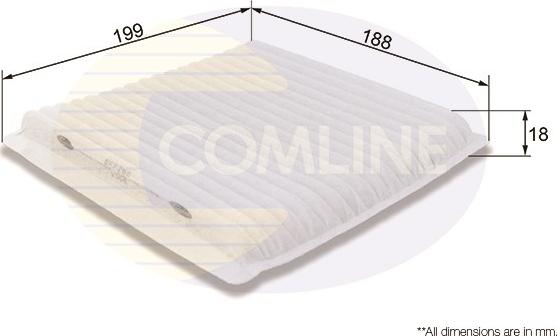 Comline EKF266 - Filtrs, Salona telpas gaiss www.autospares.lv