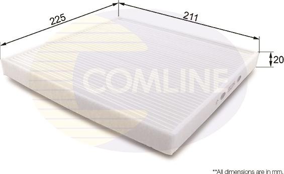 Comline EKF260 - Filtrs, Salona telpas gaiss www.autospares.lv