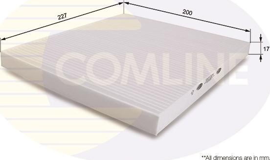 Comline EKF204 - Filtrs, Salona telpas gaiss autospares.lv