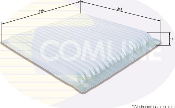 Comline EKF275 - Filtrs, Salona telpas gaiss www.autospares.lv