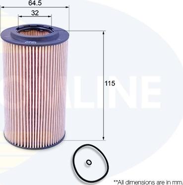 Comline EOF031 - Oil Filter www.autospares.lv