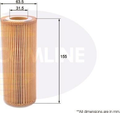 Comline EOF165 - Eļļas filtrs www.autospares.lv