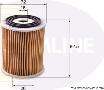 Comline EOF167 - Eļļas filtrs autospares.lv