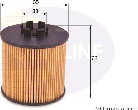 Comline EOF171 - Oil Filter www.autospares.lv