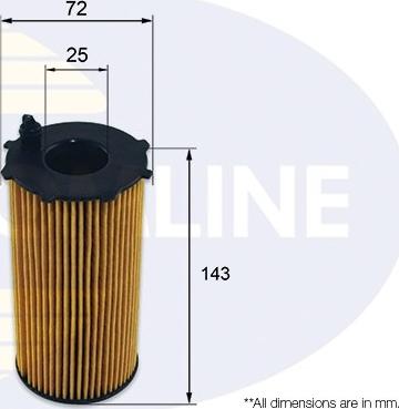 Comline EOF334 - Eļļas filtrs www.autospares.lv