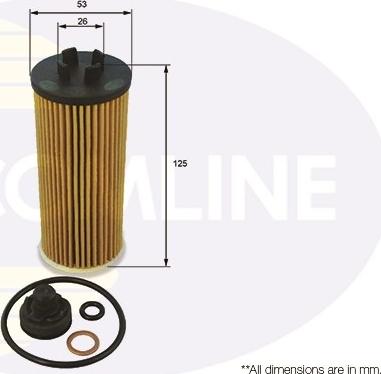 Comline EOF296 - Eļļas filtrs www.autospares.lv