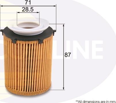 Comline EOF256 - Eļļas filtrs autospares.lv