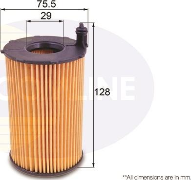 Comline EOF263 - Oil Filter www.autospares.lv