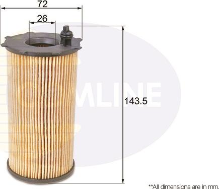 Comline EOF239 - Eļļas filtrs www.autospares.lv