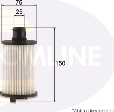 Comline EOF272 - Eļļas filtrs www.autospares.lv