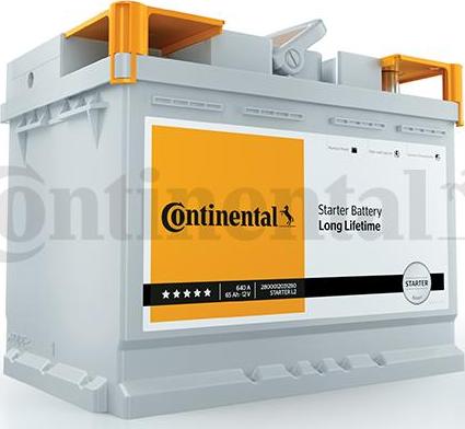 Continental 2800012036280 - Startera akumulatoru baterija www.autospares.lv