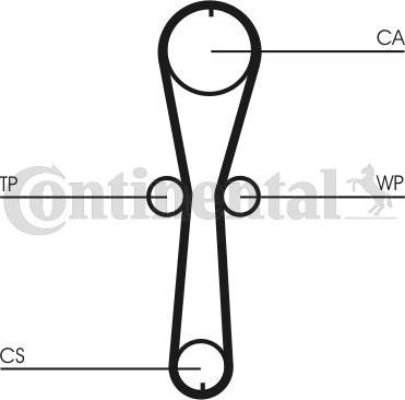 Contitech CT915WP1 - Ūdenssūknis + Zobsiksnas komplekts www.autospares.lv