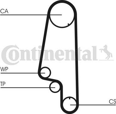 Contitech CT846WP3 - Водяной насос + комплект зубчатого ремня ГРМ www.autospares.lv