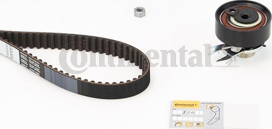 Contitech CT 847 K1 - Timing Belt Set www.autospares.lv