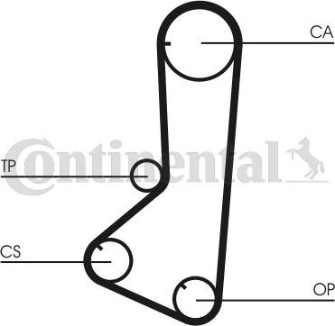 Contitech CT 801 - Zobsiksna autospares.lv