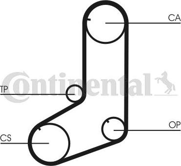 Contitech CT 801 - Timing Belt www.autospares.lv