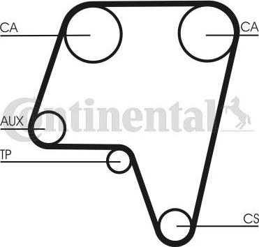 Contitech CT819 - Zobsiksna www.autospares.lv