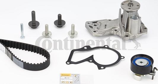 Contitech CT 881 WP2 - Water Pump & Timing Belt Set www.autospares.lv