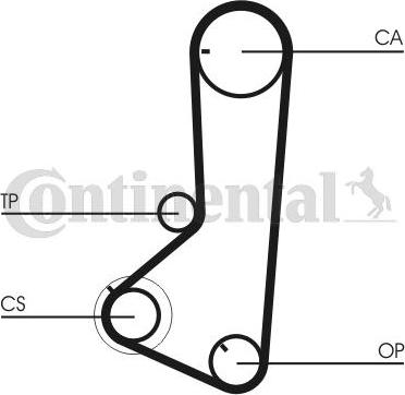 Contitech CT 836 - Zobsiksna autospares.lv