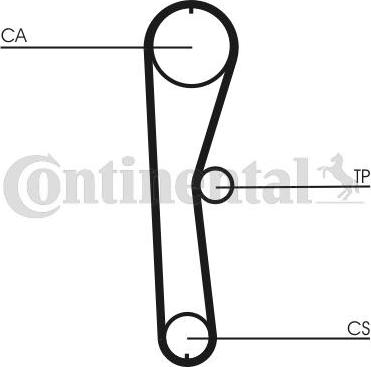 Contitech CT 824 - Zobsiksna www.autospares.lv