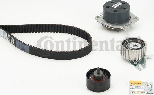 Contitech CT877WP1 - Водяной насос + комплект зубчатого ремня ГРМ www.autospares.lv