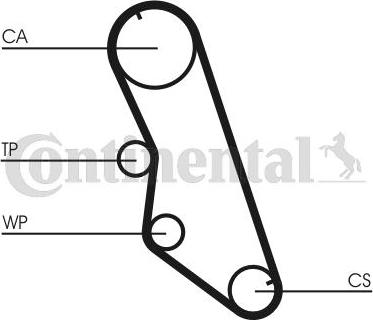 Contitech CT754WP2 - Ūdenssūknis + Zobsiksnas komplekts www.autospares.lv