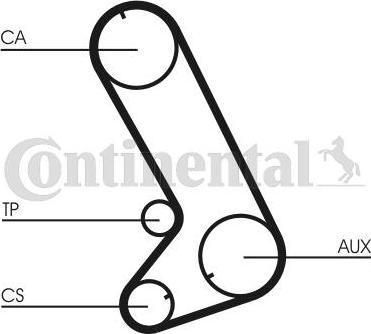 Contitech CT 773 - Зубчатый ремень ГРМ www.autospares.lv