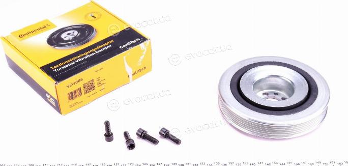 Continental VD1065 - Шкив коленчатого вала www.autospares.lv