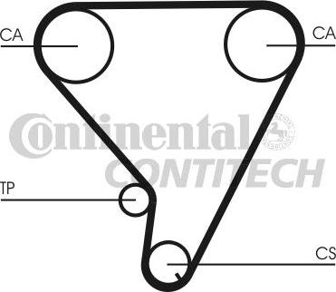 CONTINENTAL CTAM BR 3PK640 - V-Ribbed Belt www.autospares.lv