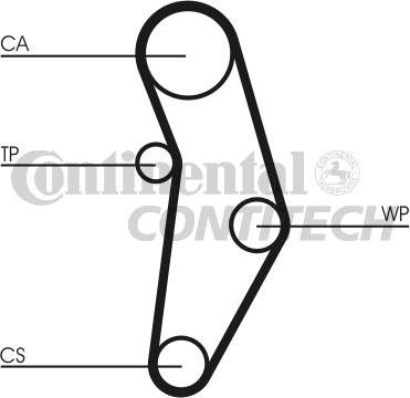 CONTINENTAL CTAM BR CT1049 - Zobsiksna www.autospares.lv