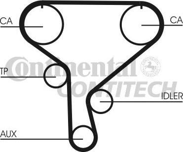 CONTINENTAL CTAM BR CT1046 - Zobsiksna www.autospares.lv