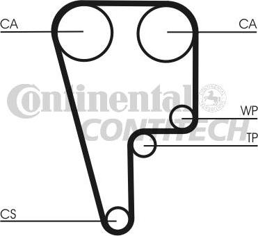 CONTINENTAL CTAM BR CT1006 - Zobsiksna www.autospares.lv