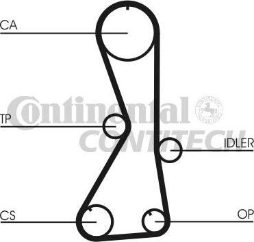 CONTINENTAL CTAM BR CT1016 - Zobsiksna autospares.lv