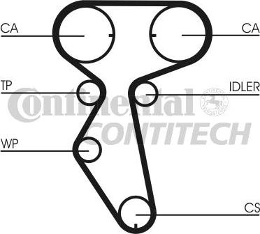 CONTINENTAL CTAM BR CT887 - Zobsiksna autospares.lv