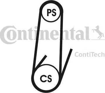 Continental 4PK1102ELAST - V-Ribbed Belt www.autospares.lv