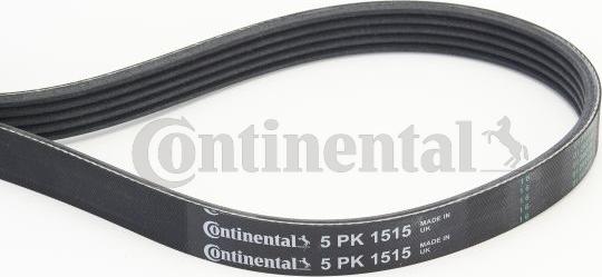 Contitech 5PK1515 - Поликлиновой ремень www.autospares.lv