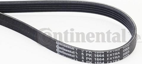 Contitech 5PK1664 EXTRA - Поликлиновой ремень www.autospares.lv