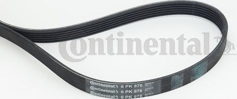 Contitech 6 PK 976 - Поликлиновой ремень www.autospares.lv