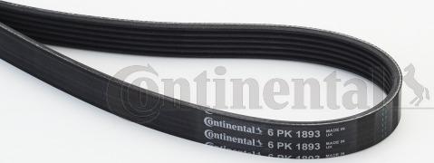 Contitech 6PK1893 - Поликлиновой ремень www.autospares.lv