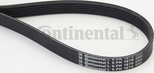 Contitech 6 PK 1870 - V-Ribbed Belt www.autospares.lv