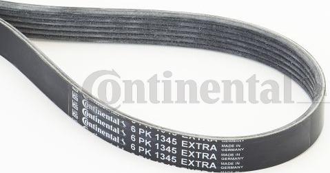 Contitech 6 PK 1345 EXTRA - Ķīļrievu siksna www.autospares.lv