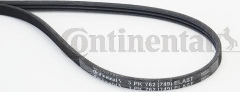 Contitech 3PK762 ELAST - Поликлиновой ремень www.autospares.lv