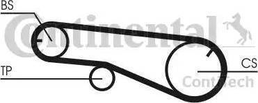 Continental CT991K1 - Timing Belt Set www.autospares.lv