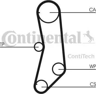 Continental CT997K1 - Zobsiksnas komplekts autospares.lv