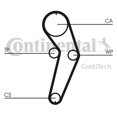 Continental CT988K2 - Timing Belt Set www.autospares.lv