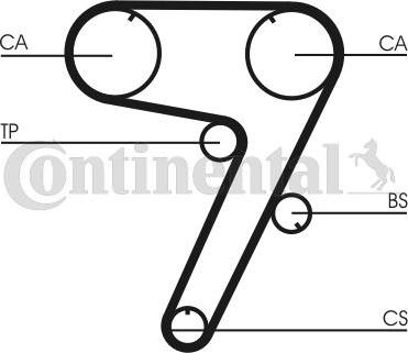 Contitech CT 931 K1 - Timing Belt Set www.autospares.lv