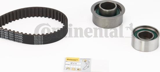 Contitech CT 937 K1 - Комплект зубчатого ремня ГРМ www.autospares.lv