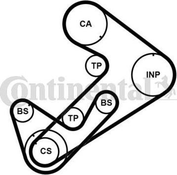 Contitech CT921K3PRO - Timing Belt Set www.autospares.lv