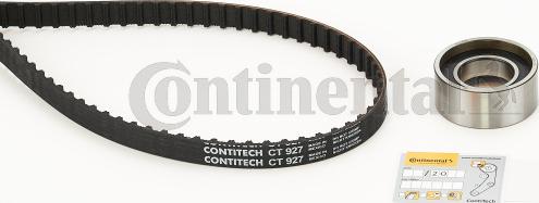 Contitech CT 927 K1 - Комплект зубчатого ремня ГРМ www.autospares.lv