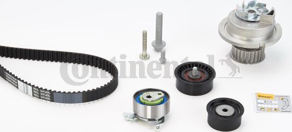 Contitech CT975WP5 - Water Pump & Timing Belt Set www.autospares.lv